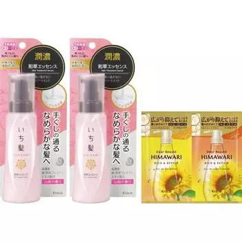 Ichikari Junno Японская травяная эссенция 100 г X 2 набора с бонусными средствами, которые не смываются Уход за поврежденными волосами Восстановление