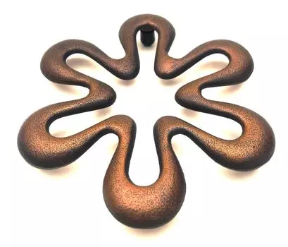Ichikudo Nanbu Ironware Teapot with Trivet Rikka Copper Black -Rikka-