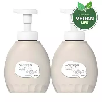 iClean Premium Clean Vegan Foam Hand Soap без запаха, 450 мл, 2 шт.