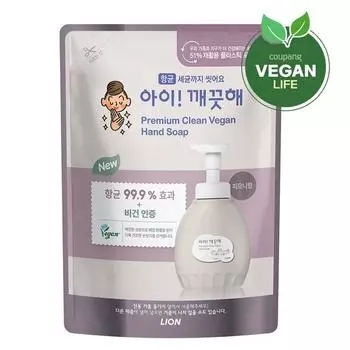 iClean Premium Clean Vegan, сменный блок для мытья рук с ароматом пиона, 400 мл, 1 шт.