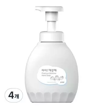 iClean Premium Moisture Hand Wash Healing Cotton, 450ml, 4 units