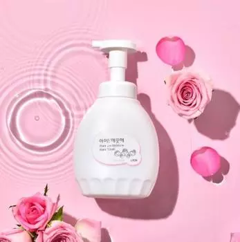 IClean Премиум увлажняющее средство для мытья рук 450 мл (Чистая Роза), Корейская косметика