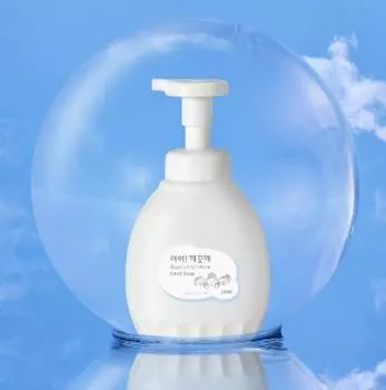 IClean Премиум увлажняющее средство для мытья рук 450 мл (Целебный хлопок), Корейская косметика