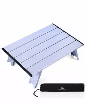 iClimb Outdoor Mini Low Camping складной стол изготовлен из грузоподъемности Ultra Compact Solo Storage Bag Маленький стол, стол, стол, алюминий, 30 кг,
