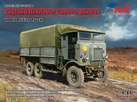 ICM британская армия Leyland Retriever GS грузовик пластиковая модель 35600 1/35