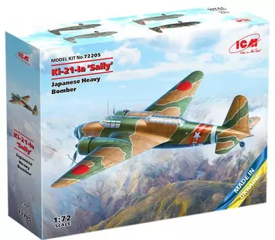 ICM ICM Japanese Army Type 97 Heavy Bomber Plastic Model 72205 1/72 Ki-21-Ia