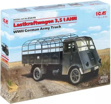 ICM ICM Немецкая армия Renault AHN Немецкая армия Грузовик Пластиковая модель 35416 1/35 3.5t