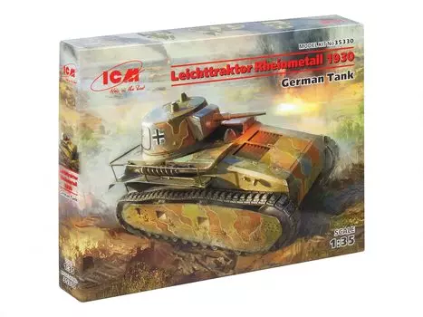 ICM ICM Немецкий легкий танк Leichtraktor Rheinmetall 1930, пластиковая модель 35330 1/35 (ВК31)