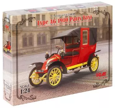 ICM ICM Renault Type AG 1910 Taxi Plastic Model 24030 1/24