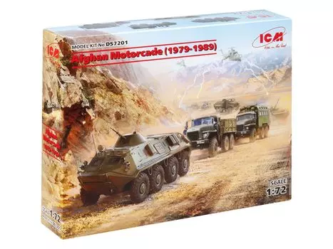 ICM ICM Советская армия Афганское вторжение Машина Набор Пластиковая модель DS7201 1/72