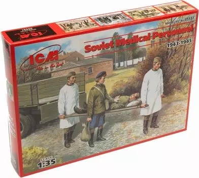 ICM Советская медсестра Пластиковая модель 35551 1/35 (1943-1945 гг.)