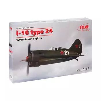 ICM Советские ВВС Поликарпов Тип 24 Пластиковая модель 32001 1/32 И-16