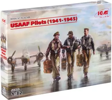 ICM USAAF Набор пилотов Пластиковая модель 32104 1/32 1941-1945