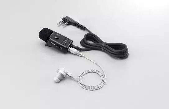 Icom tie pin microphone black HM-153LS