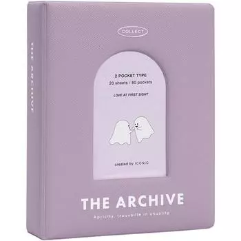 Iconic Archive 2-этапная книга звонков Фотокарточка Polaroid Альбом