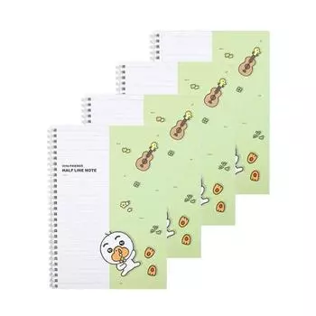 ICONS Kakao Half Line Note, маленький тюбик, 4 штуки, лучший персонаж Кореи