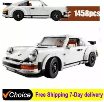 Icons Technical 911 Retro Car Model 10295 Building Blocks Set 2in1 Race Model Kit для взрослых и подростков Toys Christmas