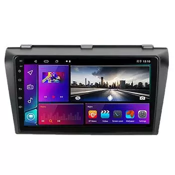 Icreative 2 Din Android для Mazda 3 2004-2009 Автомобильный радиоприемник Мультимедийный плеер Стереонавигация с динамиками BOSE Carplay Головное устройство Видео