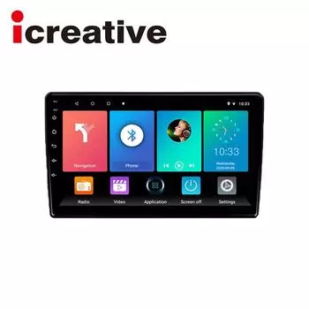 Icreative для Hyundai H1 2007-2015 2 DIN авторадио 9 дюймов 2 DIN автомобильный мультимедийный плеер Android Wi-Fi GPS навигация стерео головное устройство