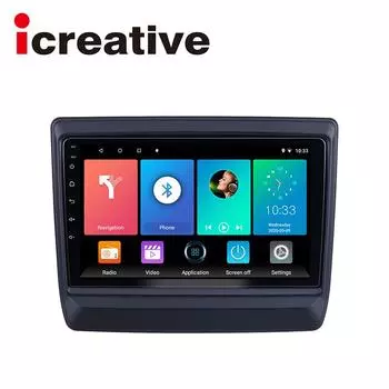 Icreative для Isuzu DMAX 2020 2021 2 Din Автомобильный радиоприемник Android Carplay 9-дюймовый сенсорный экран GPS-навигация Мультимедийный плеер Головное устройство с рамкой