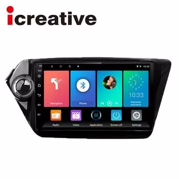 Icreative для KIA RIO 3 2011-2016 Carplay 9 дюймов 2 Din автомобильный мультимедийный плеер Android FM-радио стерео GPS-навигация головное устройство