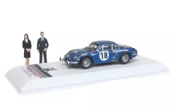 Icso Model B Alpine Luno 1800S 73 Montecarlo Winner с фигуркой SPRM00173 #18 Andruet/Petit 1/43