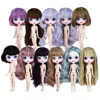 ICY DBS 30 см кукла Блит, белая кожа, матовое лицо, 19 суставов, тело 1/6, кукла на заказ, игрушка в подарок для девочек-аниме