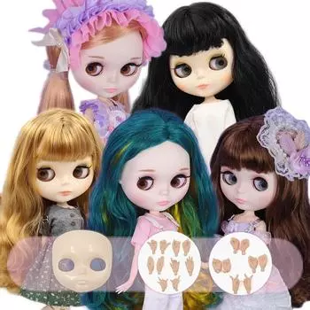 ICY DBS Blyth Кукла Белая кожа Суставное тело 1/6 BJD Специальная цена OB24 Игрушка в подарок 30cm height doll