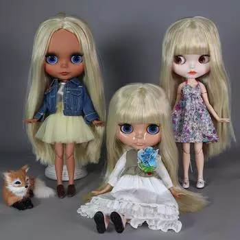 ICY DBS Blyth телесные куклы 19 суставов тело 30 см BJD кукла золотые смешанные светло-желтые волосы милая игрушка-кукла «сделай сам» для девочек