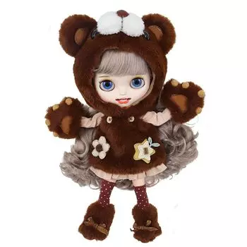ICY Fortune Days Кукольная одежда Милая Подходит для или 30 см Рост Кукла Платье Подходит для Licca Одежда - Медведь, 1/6 Аксессуары, Blythe, Obitsu, (09)
