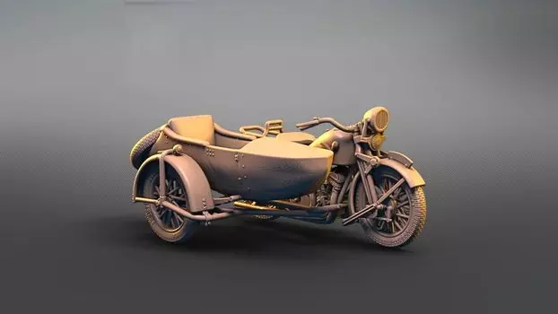 IDAP Technology Poland Sokol 1000 Military Sidecar Resin Kit PD35174 1/35 (Боевая машина)