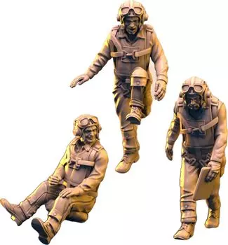 IDAP Technology US Navy Pilot Set 3D Printer Kit PD48429 1/48 № 3 (3 куска)