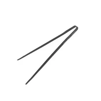 Idea Sekikawa Tongs that can be gripped like chopsticks Black 15g Tsubame Sanjo Made in Japan lifestyle tongs 17.5cm