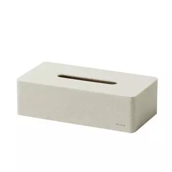 ideaco box tissue case stone sand white box grande