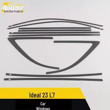 «Идеальная 23 L7 декоративная наклейка на стекло автомобиля, устойчивая к царапинам» 10 pieces, upper and lower windows