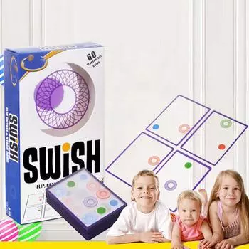 Идеальная игра для укрепления отношений, с интерактивным карточным геймплеем, карточная игра-головоломка, детская настольная игра для развития интеллекта, упражнение на мышление, 1BOX One Size синий