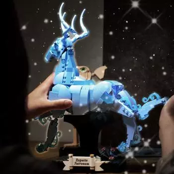 Идеальная серия фильмов Patronum для Patronus, набор строительных блоков 2-в-1 Patronus 76414, идеальный подарок для поклонников волшебного мира bagged
