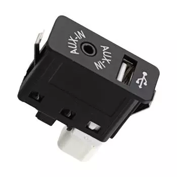 Идеально подходит для автомобиля USB AUX In Разъем для BMW 1 3 5 серии E60 E61 E81 E87 E90 E91 Улучшите свои впечатления от вождения CHINA