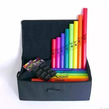 Идеально подходит для ритмической игры. Трубка Doremi BWBA Box A Set. Подходит для нескольких человек [Boomwhackers]