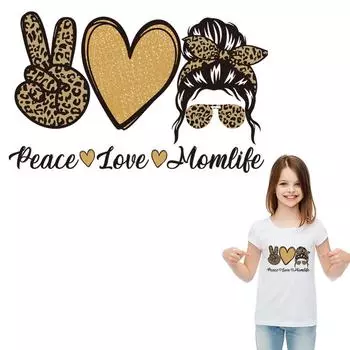 Идеальные железные нашивки Momlife Parches Ropa, наклейки для одежды, термопресс, футболка с аппликацией, толстовки «сделай сам», железные переводные картинки 8x5cm