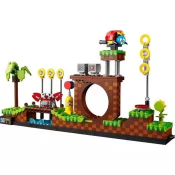 Ideas 21331 1125 шт. Игра Hedgehogs Pop Game Green Hill Zone Модель Строительный набор Блоки Кирпичи Наборы Игрушки для детей Подарок No original box