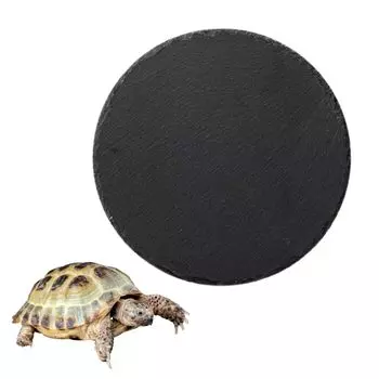 ideastore Черепаха Сушильная доска Напольное покрытие Лава Плита Рептилия Черепаха Черепаха Напольное покрытие Удержание тепла Увлажняющая лава (Круг (20см))