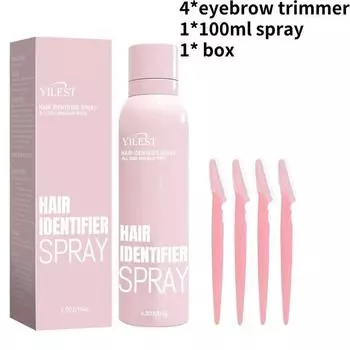 Идентификационный спрей для волос для бритья лица, дермапланинга кожи, чистый инструмент, женщины