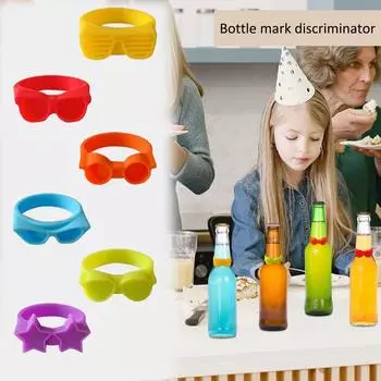 Идентификатор маркировки бутылок вина из силикона One Size