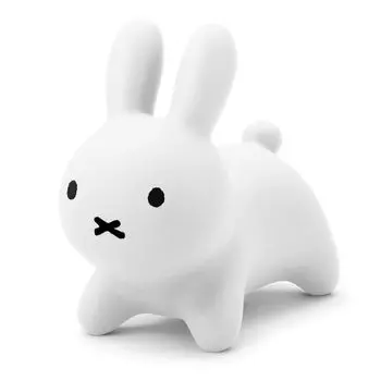 Ides Bruna Bonbon Rabbit Белая игрушка для верховой езды с воздушным насосом Подарок в виде кролика [Официальный] белый