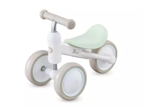 Ides мини широкий нет для мальчиков и подарок [Официальный] Трехколесный велосипед D-Bike, педали, для помещения, малыши, младенцы, девочки, подарок, (зеленый) зелёный