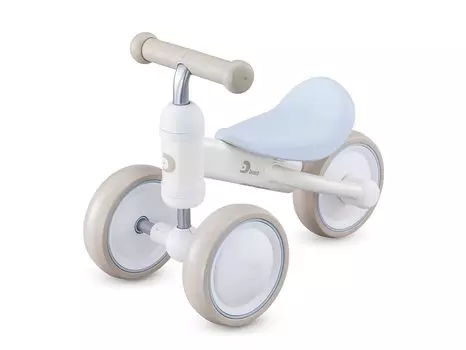 Ides mini Wide Present [Official] D-Bike Tricycle, Pedal-Free, Indoor, Toddler, Baby, Boy, Girl, Gift, (Blue)