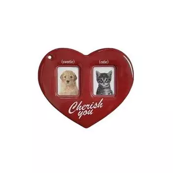 Idol Photo Защитный держатель для фотокарточек, дисплейные чехлы, 3 дюйма, в форме сердца, чехол для фотокарточек, брелок для ключей, подвесная цепь