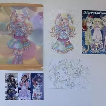 Idol Time Free Para Free Para Yumekawa Yui Прозрачный файл Почтовая открытка Моя мечта