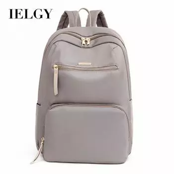 IELGY Рюкзак, женский рюкзак для компьютера, деловой, для поездок на работу, вместительный, для деловых поездок, простой школьный рюкзак для студентов чёрный